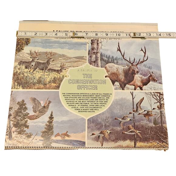 Vintage Remington Dupont Calendar 1979 Wildlife and Hunting Memorabilia - Picture 4 of 6